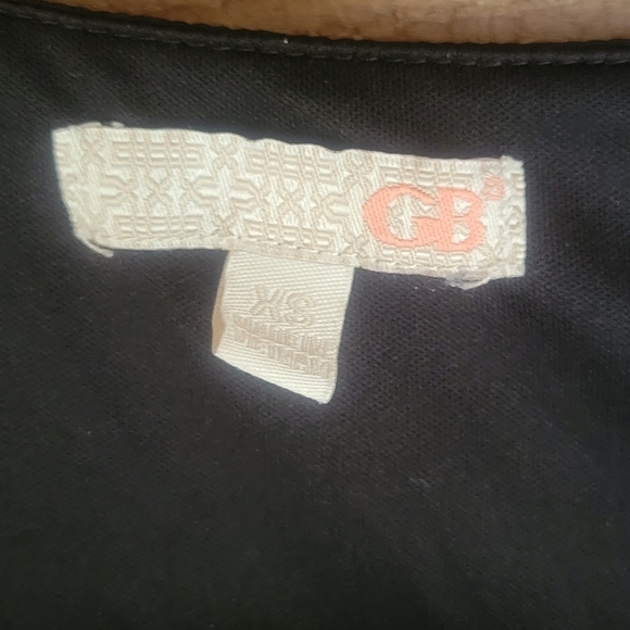 Gianni Bini Black with White Polka Dot Cropped Wrap Top Size XSmall - Picture 4 of 6